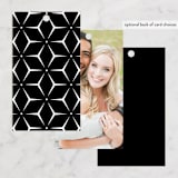 "Arcadia" - Wedding Favor Tags in Onyx by Jennifer Wick - Back of Card Options