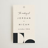 "Kenai" - Wedding Favor Tags in Shadow by Carly Reed Walker - Front