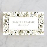 "Wedding Fields" - Wedding Favor Tags in Fern by Chris Griffith - Front