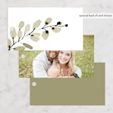 "Wedding Fields" - Wedding Favor Tags in Fern by Chris Griffith - Back of Card Options