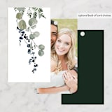 "On and On" - Wedding Favor Tags in Botanical Bouquet by Design Lotus - Back of Card Options