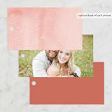 "Terracotta" - Wedding Favor Tags in Rust by Kanika Mathur - Back of Card Options