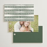 "Block Print Frame" - Wedding Favor Tags in Fern by Katharine Watson - Back of Card Options
