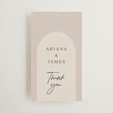"the arch" - Wedding Favor Tags in Stone by Elly - Front