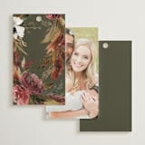 "poetique" - Wedding Favor Tags in Autumn by Kate Ahn - Back of Card Options