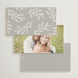 "Everly" - Wedding Favor Tags in Snow by Hooray Creative - Back of Card Options