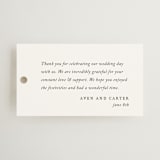 "Storybook" - Wedding Favor Tags in Ink by Jennifer Postorino - Front