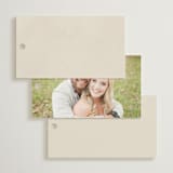 "Layered" - Wedding Favor Tags in Natural by Kelly Schmidt - Back of Card Options