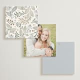 "Wild Flora" - Wedding Favor Tags in Meadow by Kristen Smith - Back of Card Options