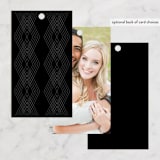 "Blancmange" - Wedding Favor Tags in Frost by chocomocacino - Back of Card Options