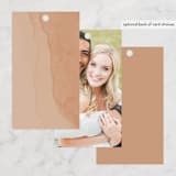 "Watercolor dune" - Wedding Favor Tags in Desert by Yuliya Evseeva - Back of Card Options
