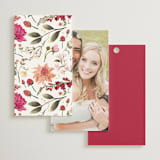 "Lush" - Wedding Favor Tags in Magenta by Susan Moyal - Back of Card Options