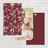 "Moment" - Wedding Favor Tags in Rose by Erin German - Back of Card Options