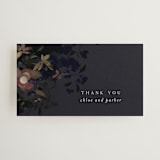 "Vintage Rose Garden" - Wedding Favor Tags in Midnight by Grace Kreinbrink - Front