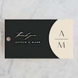 "Entwine" - Wedding Favor Tags in Matchbook by Christie Garcia - Front