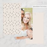 "Convergence" - Wedding Favor Tags in Cream by Annie Lowe - Back of Card Options