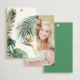 "Our Paradise" - Wedding Favor Tags in Tropical by Elly - Back of Card Options