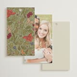 "Radiant Botany" - Wedding Favor Tags in Mint by Simona Camp - Back of Card Options