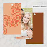 "rory" - Wedding Favor Tags in Rust by Alaina Cherup - Back of Card Options