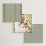 "Wedding Tapestry" - Wedding Favor Tags in Coral Fern by Chris Griffith - Back of Card Options