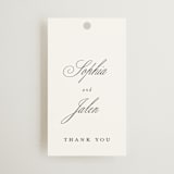 "From This Moment On" - Wedding Favor Tags in Classique by Design Lotus - Front