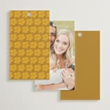 "Vintage Wildflowers" - Wedding Favor Tags in Yolk by Morgan Kendall - Back of Card Options