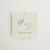 "kinkaid" - Wedding Favor Tags in Ivory by Carolyn Nicks - Front