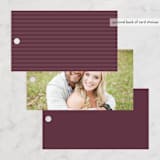 "Wild Peonies" - Wedding Favor Tags in Blush by Cindy Reynolds - Back of Card Options