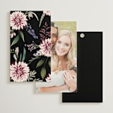 "Bold Bouquet" - Wedding Favor Tags in Midnight by Susan Moyal - Back of Card Options