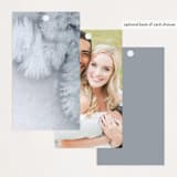 "Blueridge" - Wedding Favor Tags in Ocean by Leah Bisch - Back of Card Options