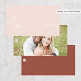"Dust" - Wedding Favor Tags in Sienna by Carrie ONeal - Back of Card Options