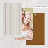 "botanical portrait" - Wedding Favor Tags in Leather by Kate Ahn - Back of Card Options