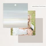 "Grounded in Love" - Wedding Favor Tags in Porcelain by Nicole Walsh - Back of Card Options