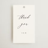 "un mariage photographique" - Wedding Favor Tags in Mocha by Benita Crandall - Front