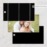 "In this together" - Wedding Favor Tags in Black Tie by Lea Delaveris - Back of Card Options
