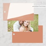 "Magazine Serif" - Wedding Favor Tags in Sand Dunes by Elly - Back of Card Options