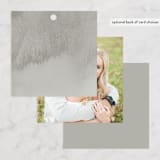 "Frame" - Wedding Favor Tags in Granite by Lori Wemple - Back of Card Options