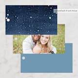 "Let it Snow" - Wedding Favor Tags in Celestial by Anastasia Makarova - Back of Card Options