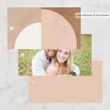"Arches" - Wedding Favor Tags in Terracotta by Kelly Schmidt - Back of Card Options