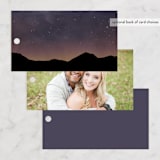 "Starry Skies" - Wedding Favor Tags in Twilight by Kelly Schmidt - Back of Card Options