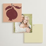 "Love Rests in a Garden" - Wedding Favor Tags in Oat by Helena Vitto - Back of Card Options