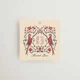 "Tapestry" - Wedding Favor Tags in Almond by Jenna Holcomb - Front
