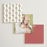 "Ruban en Fleur" - Wedding Favor Tags in Rose by Itsy Belle Studio - Back of Card Options