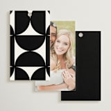 "Linear" - Wedding Favor Tags in Silk by Laura Hankins - Back of Card Options