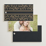 "Regency Grace" - Wedding Favor Tags in Onyx by Ana de Sousa - Back of Card Options