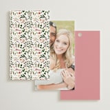 "Blooming Vine" - Wedding Favor Tags in Blush by Susan Moyal - Back of Card Options