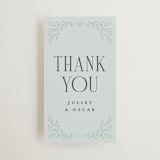 "Enchanted" - Wedding Favor Tags in Mist by Laura Hankins - Front