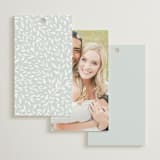 "Enchanted" - Wedding Favor Tags in Mist by Laura Hankins - Back of Card Options