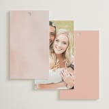 "Ribbonly Frame" - Wedding Favor Tags in Blush by Itsy Belle Studio - Back of Card Options