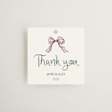 "Holidays ink doodles" - Wedding Favor Tags in Enchanted Holiday by Cass Loh - Front